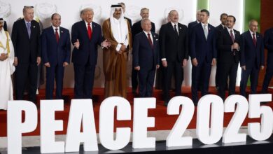 Trump, world leaders gather in Egypt for ceasefire deal signing with Netanyahu absent
