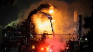 Fire erupts at Chevron refinery in El Segundo