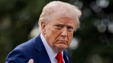 Stocks rebound from Friday plunge after Trump softens tone on China tariffs