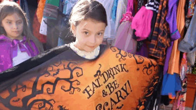 Halloween costume prices are rising. Here’s how one man uses thrifting to help families in need