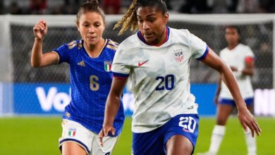 Cat Macario scores twice, US women beat Italy 3-0 in first of two friendlies