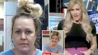 Ex-TV anchor Angelynn Mock charged with murder for allegedly stabbing her elderly mother to death on Halloween