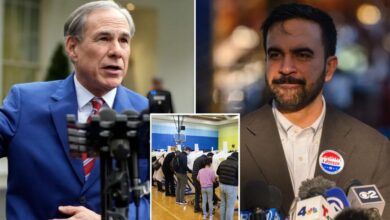 Greg Abbott threatens ‘100% tariff’ on people fleeing NYC if Zohran Mamdani wins