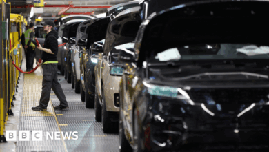 UK growth in third quarter slows after big fall in car production