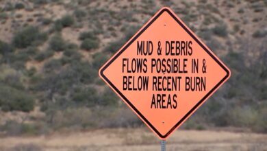 Evacuation warnings in place as heavy rain could slam California burn scar areas, causing mudslides, debris flows