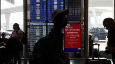 See how often flights have been delayed at major airports during the government shutdown