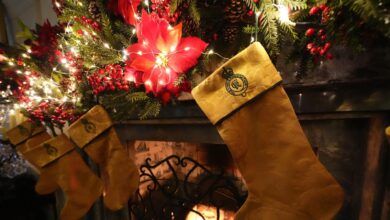 A very royal Christmas. King Charles III’s charity auctions stockings made from Sandringham drapes