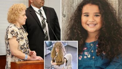 Ashlee Buzzard pleads not guilty in court to murdering 9-year-old daughter Melodee