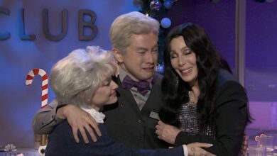 Bowen Yang Breaks Down in Tears in Final SNL Sketch With Ariana Grande