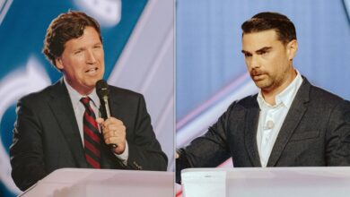 Conservative Infighting Between Ben Shapiro, Tucker Carlson Explodes At AmericaFest