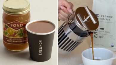 Erewhon’s new spicy bone broth hot chocolate
