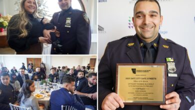 Exclusive | New dad named Midtown South’s NYPD ‘Officer of the Year’ for nabbing armed maniac