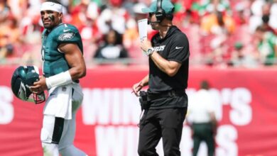 Fans egged Eagles coordinator Kevin Patullo’s home after loss to Bears