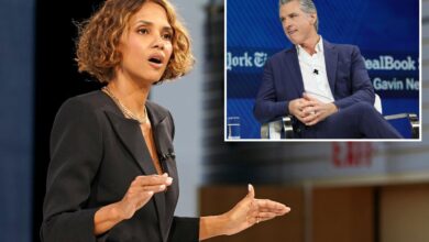 Halle Berry bashes Gov. Gavin Newsom at NYT summit just before he takes stage