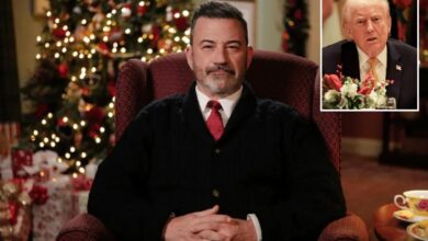 Jimmy Kimmel renews attacks on Trump in UK Christmas address