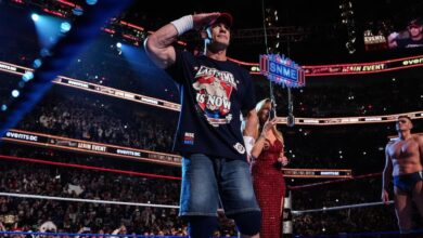 John Cena’s rival breaks character to pay tribute to him