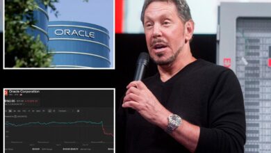 Oracle stock plunges 12% on AI jitters, Larry Ellison’s net worth down B