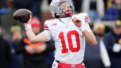 Sayin, Mendoza chase Big Ten title and Heisman Trophy when No. 1 Ohio St faces No. 2 Indiana