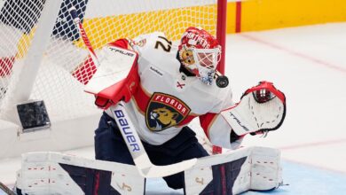 Sergei Bobrovsky and Brad Marchand lead Panthers to 4-0 win over Stars