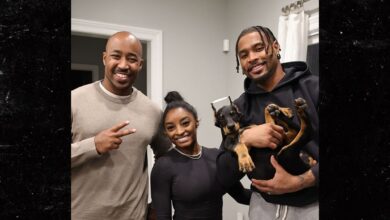 Simone Biles’ Dog Breeder Claims He’s Getting Death Threats For Ear Cropping Pup