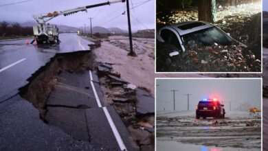 Southern California hit by powerful holiday storm causing flash floods, mudslides