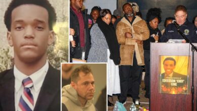 Top Suffolk cop apologizes to family of popular CVS worker — as hundreds mourn Christmas Day murder at packed candlelight vigil