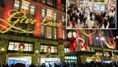 Tourist stabbed by NYC homeless woman at Macy’s Herald Square was changing baby: sources