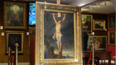 Long-lost Rubens painting depicting crucifixion of Jesus Christ sells for .7 million