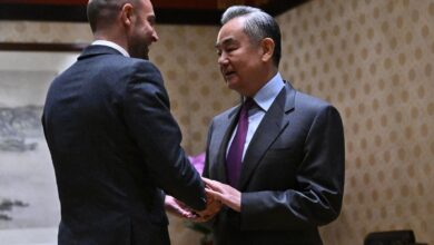 China’s top diplomat blasts US arms sale to Taiwan as military drills unfold