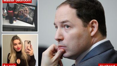 Alleged killer husband Brendan Banfield put nanny’s lingerie in slain wife’s closet, filled bedroom with pictures of him and au pair months after murder