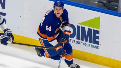 Cal Ritchie’s Islanders injury will keep him out through Olympic break
