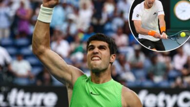 Carlos Alcaraz outlasts Alexander Zverev to reach Australian Open final