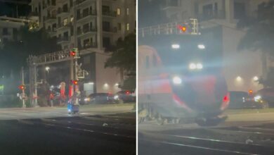 Delivery Canceled! Uber Eats delivery robot hit by train