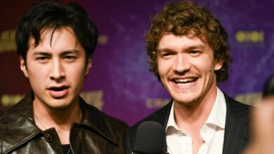 Heated Rivalry Stars Hudson Williams and Connor Storrie Carry Olympic Torch in Italy