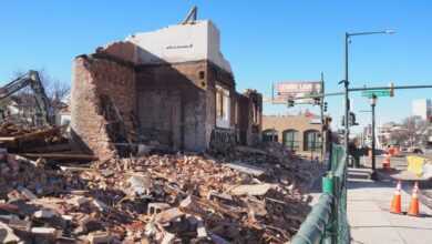 Historic buildings in Denver along East Colfax demolished
