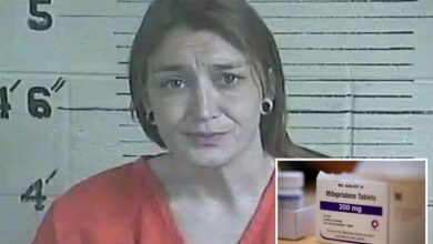 Kentucky woman, 35, allegedly used abortion pills then buried fetus in Christmas-wrapped box in backyard