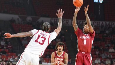 Labaron Philon’s 23 points and Aiden Sherrell’s 21 help No. 18 Alabama beat Oklahoma 83-81
