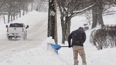 Major winter storm brings warnings about heart attack risk of shoveling snow