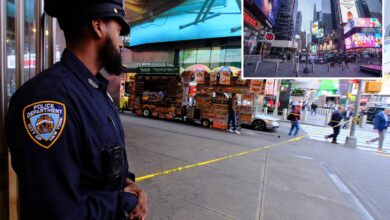 Man slashed in face, stabbed in back in Times Square: cops