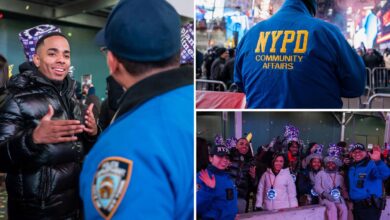 NYPD brought dozens of hearing and visually impaired teens to NYE ball drop in Times Square