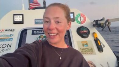 US rower speaks on final day of Atlantic Ocean solo journey from Spain to Antigua
