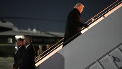 Air Force One turns around amid trip to Davos after ‘minor electrical issue,’ White House press secretary says