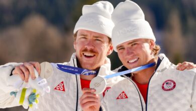 Americans find a silver lining at Olympic cross-country skiing, as men return to podium