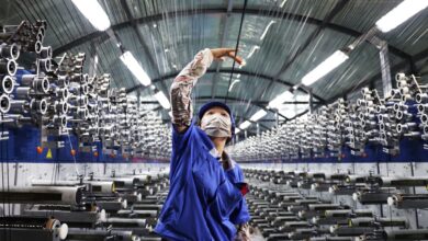 China’s factory activity grows at fastest pace since October, private survey shows, beating official reading