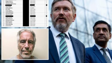 DOJ removes redactions from some Epstein files