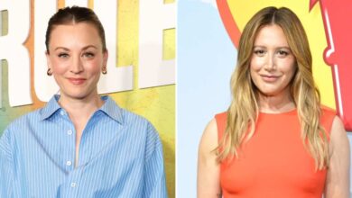 Kaley Cuoco Weighs in on Ashley Tisdale’s Toxic Mom Group Drama