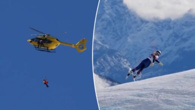 Lindsey Vonn crashes in women’s downhill at Milan Cortina Olympics