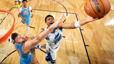 Philly special: V.J. Edgecombe leads Team Vince to victory at NBA All-Star weekend’s Rising Stars