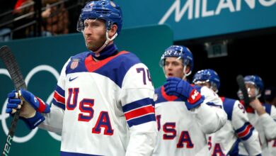 Team USA Men’s Hockey Team Hangs Johnny Gaudreau’s Jersey In Locker Room At Winter Olympics