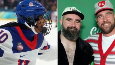Travis And Jason Kelce Help Make Olympic Dream Come True For Hockey Star’s Family